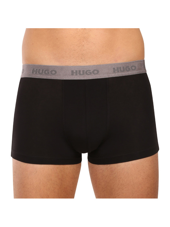 HUGO Háromdarabos szett - HUGO férfi boxeralsó fekete