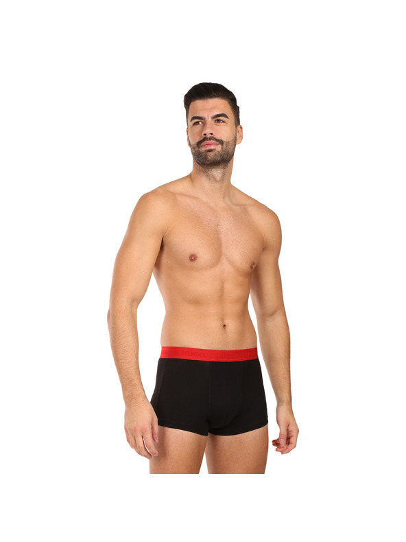 HUGO Háromdarabos szett - HUGO férfi boxeralsó fekete