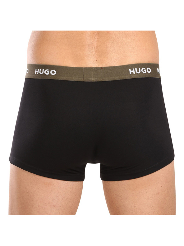 HUGO Háromdarabos szett - HUGO férfi boxeralsó fekete