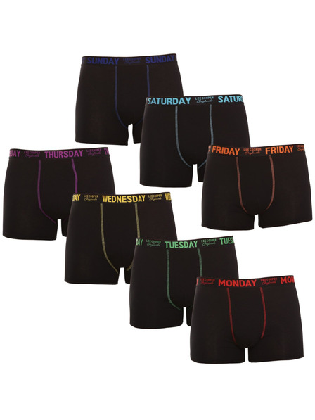 Lee Cooper Hétdarabos szett - Lee Cooper férfi boxeralsó fekete