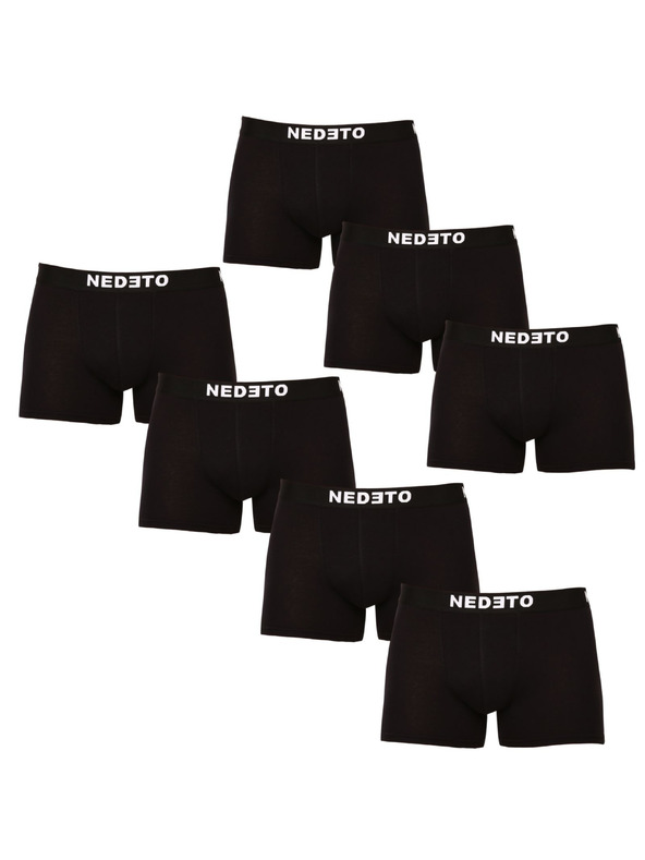 Nedeto Hét darabos szett - (5+2 ingyenes) Nedeto férfi boxeralsó fekete