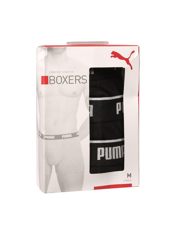 Puma Három darabos szett - Puma férfi boxeralsó fekete