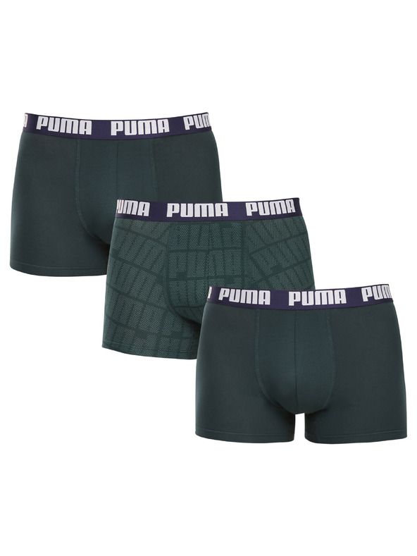 Puma Három darabos szett - Puma férfi boxeralsó zöld