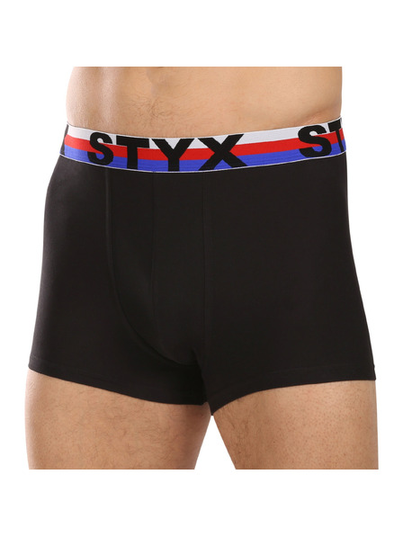 Styx Styx férfi boxeralsó sport gumi fekete trikolór