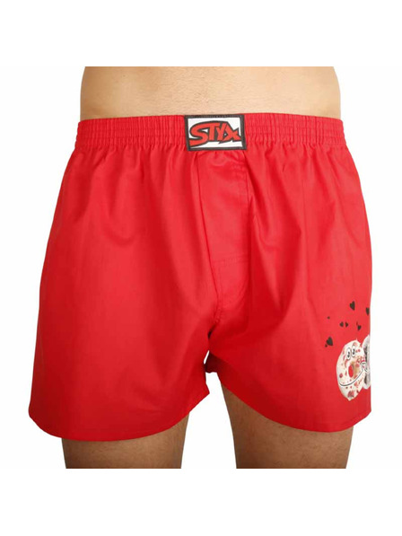 Styx Férfi boxer Styx art klasszikus gumi fánkok piros