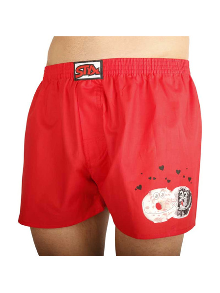 Styx Férfi boxer Styx art klasszikus gumi fánkok piros