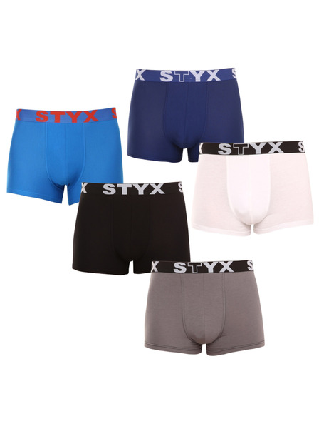 Styx Öt darabos szett - Styx férfi boxeralsó sportgumi többszínű