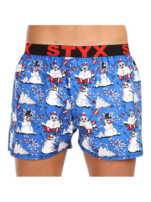 Styx Férfi boxer Styx art sportgumi Karácsony hóemberek