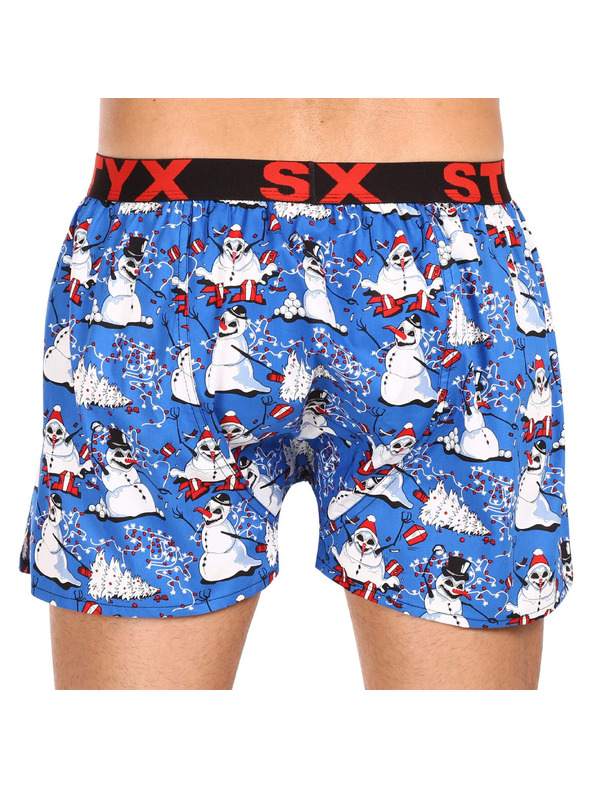 Styx Férfi boxer Styx art sportgumi Karácsony hóemberek