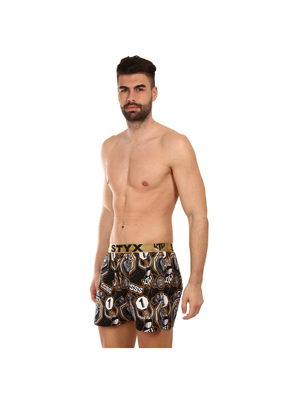 Styx Férfi boxer Styx art / KTV sportgumi - arany gumi