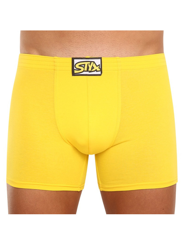 Styx Styx long férfi boxeralsó klasszikus gumi sárga