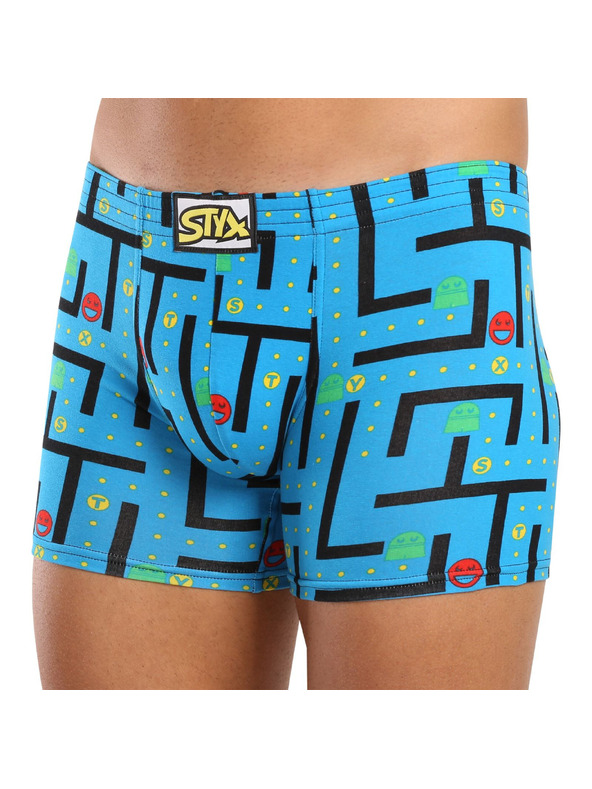 Styx Hatszoros szett - Styx long art férfi boxeralsó klasszikus gumi többszínű