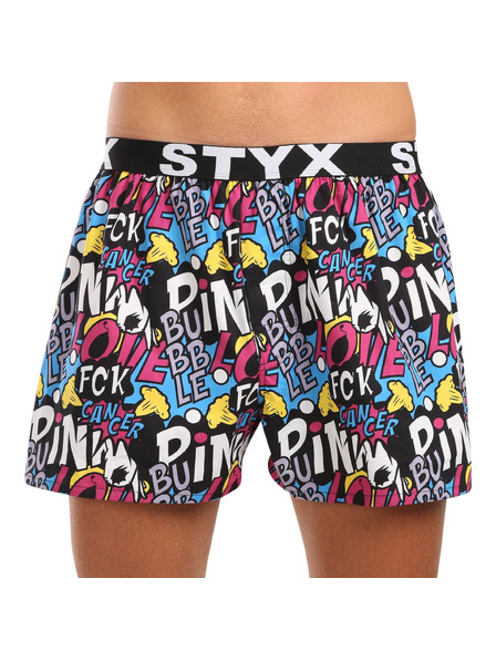Styx Styx art férfi boxer briefs sportgumi Pink Bubble