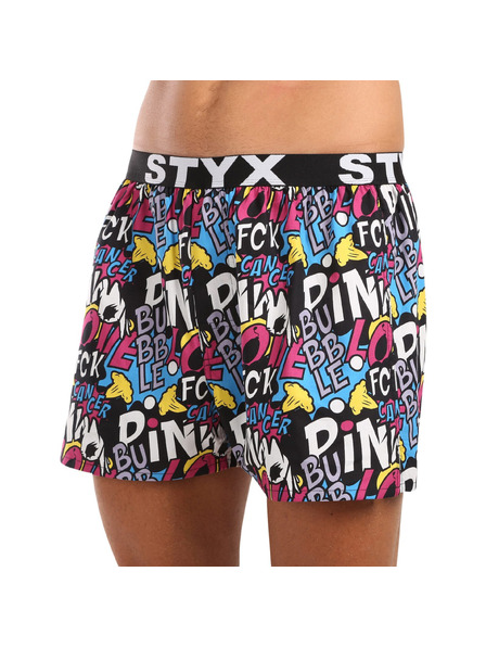Styx Styx art férfi boxer briefs sportgumi Pink Bubble