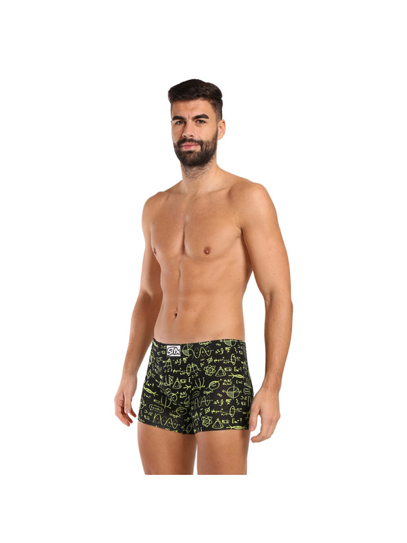 Styx Hármas csomag - férfi boxer Styx long art klasszikus gumi többszínű