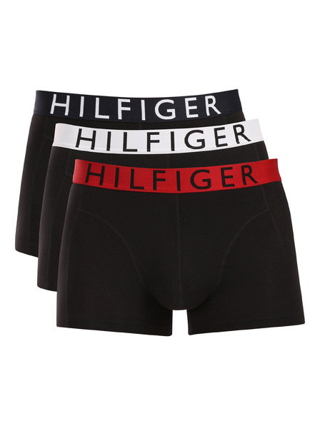Tommy Hilfiger Hármas szett - Tommy Hilfiger férfi boxeralsó fekete