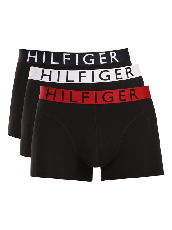 Tommy Hilfiger Hármas szett - Tommy Hilfiger férfi boxeralsó fekete