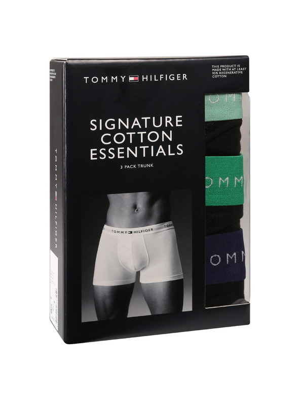 Tommy Hilfiger Hármas szett - Tommy Hilfiger férfi boxeralsó fekete
