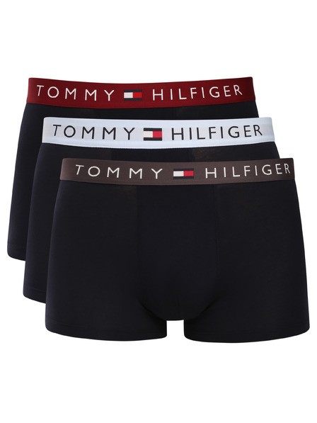 Tommy Hilfiger Hármas szett - Tommy Hilfiger férfi boxeralsó fekete