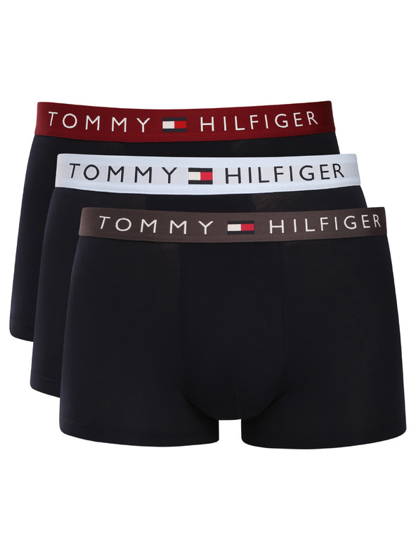 Tommy Hilfiger Hármas szett - Tommy Hilfiger férfi boxeralsó fekete