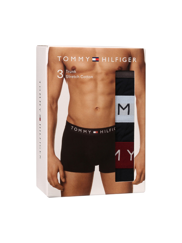 Tommy Hilfiger Hármas szett - Tommy Hilfiger férfi boxeralsó fekete