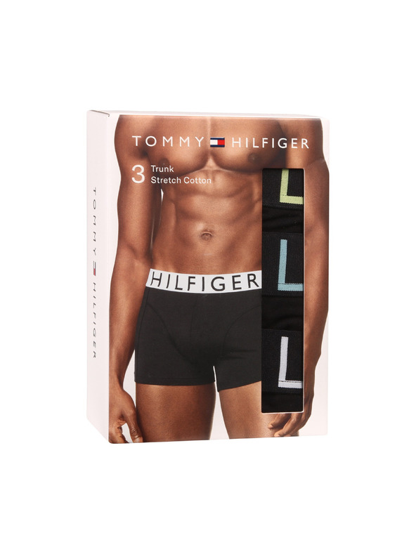 Tommy Hilfiger Hármas szett - Tommy Hilfiger férfi boxeralsó fekete