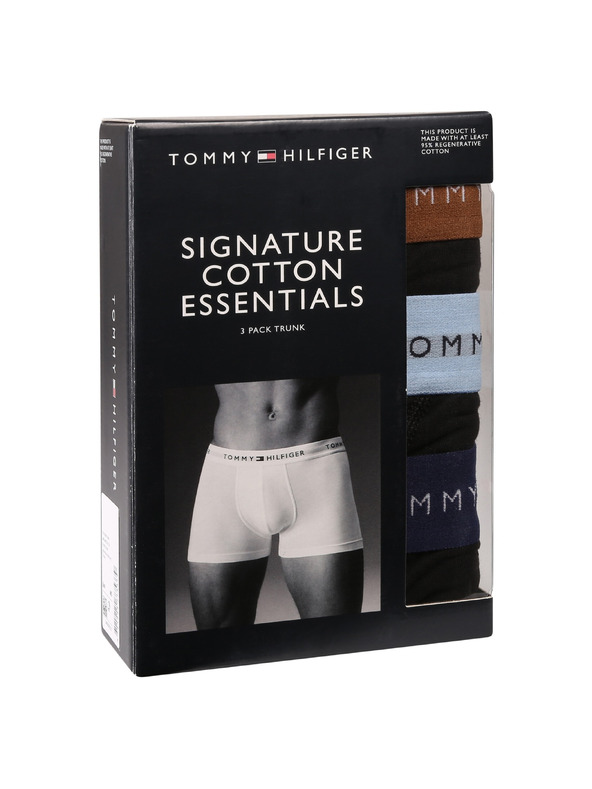 Tommy Hilfiger Hármas szett - Tommy Hilfiger férfi boxeralsó fekete