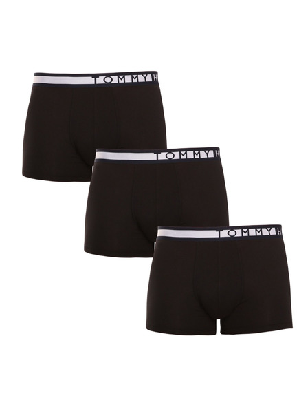 Tommy Hilfiger Hármas szett - Tommy Hilfiger férfi boxeralsó fekete