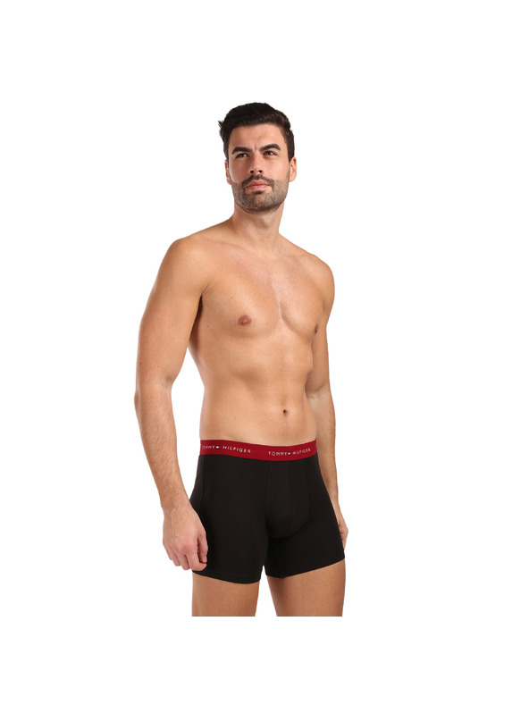 Tommy Hilfiger Hármas szett - Tommy Hilfiger férfi boxeralsó fekete