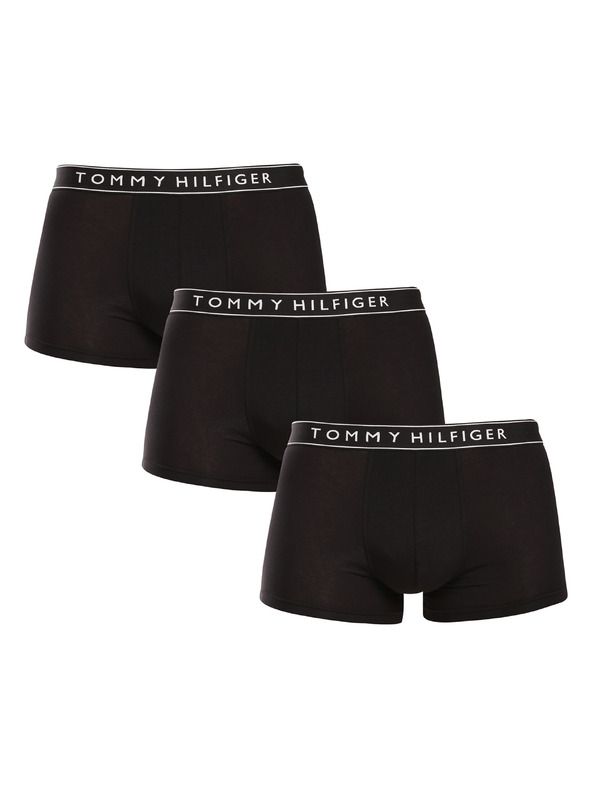 Tommy Hilfiger Hármas szett - Tommy Hilfiger férfi boxeralsó fekete
