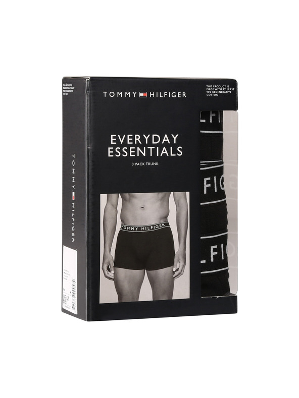Tommy Hilfiger Hármas szett - Tommy Hilfiger férfi boxeralsó fekete