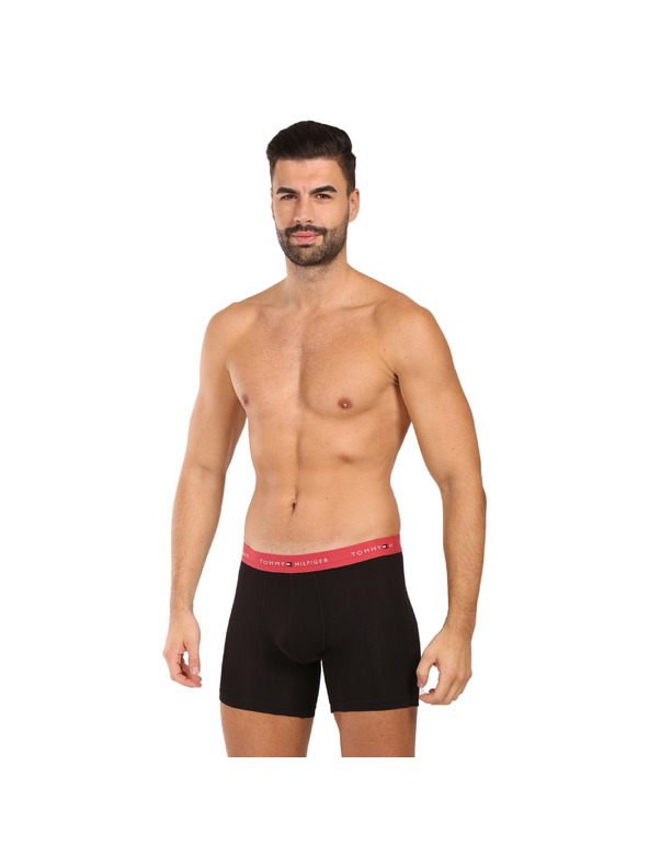 Tommy Hilfiger Hármas szett - Tommy Hilfiger férfi boxeralsó fekete