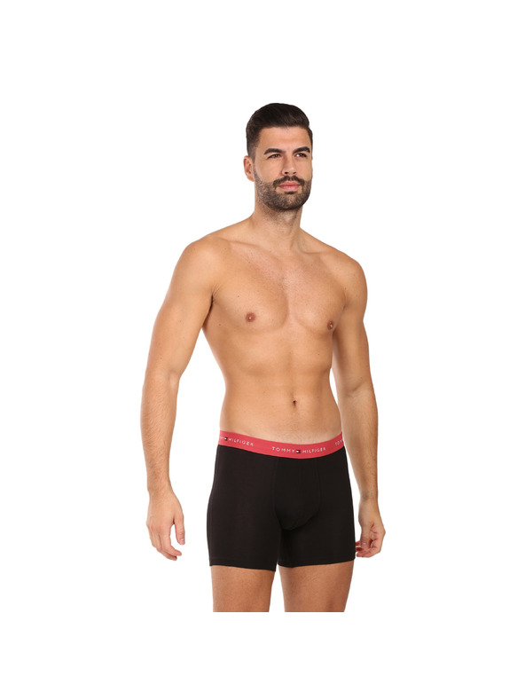 Tommy Hilfiger Hármas szett - Tommy Hilfiger férfi boxeralsó fekete