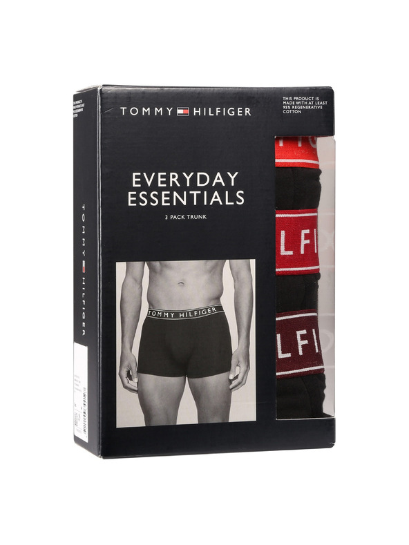 Tommy Hilfiger Hármas szett - Tommy Hilfiger férfi boxeralsó fekete