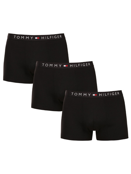 Tommy Hilfiger Hármas szett - Tommy Hilfiger férfi boxeralsó fekete