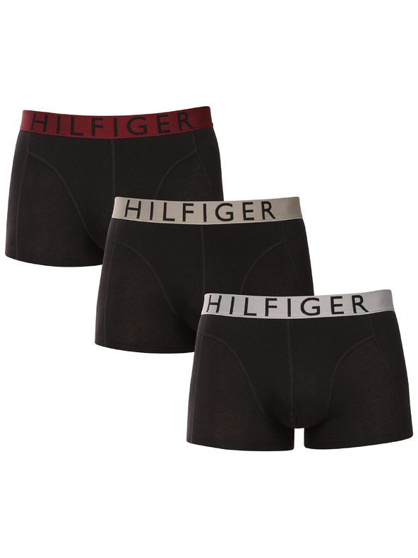 Tommy Hilfiger Hármas szett - Tommy Hilfiger férfi boxeralsó fekete