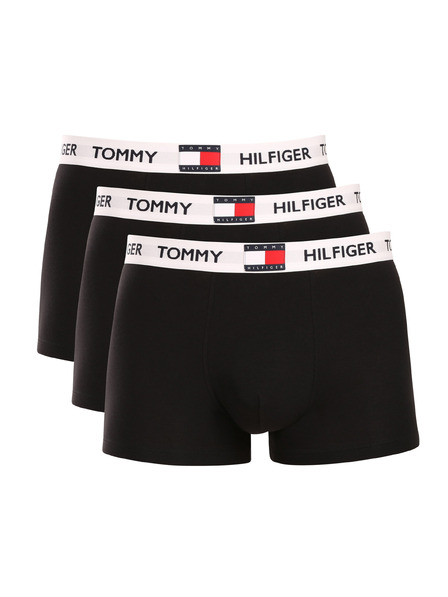 Tommy Hilfiger Hármas szett - Tommy Hilfiger férfi boxeralsó fekete