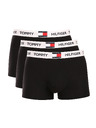Tommy Hilfiger Hármas szett - Tommy Hilfiger férfi boxeralsó fekete