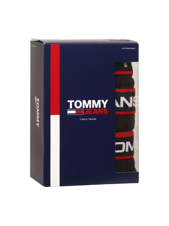 Tommy Hilfiger Hármas szett - Tommy Hilfiger férfi boxeralsó fekete