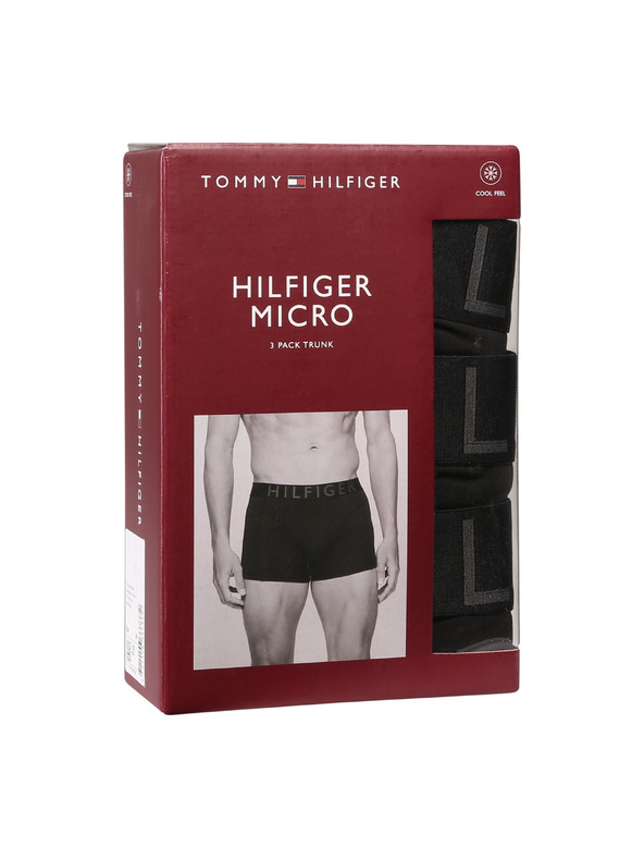 Tommy Hilfiger Hármas szett - Tommy Hilfiger férfi boxeralsó fekete