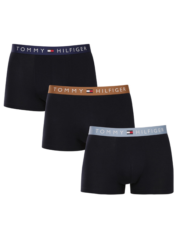 Tommy Hilfiger Hármas szett - Tommy Hilfiger férfi boxeralsó fekete