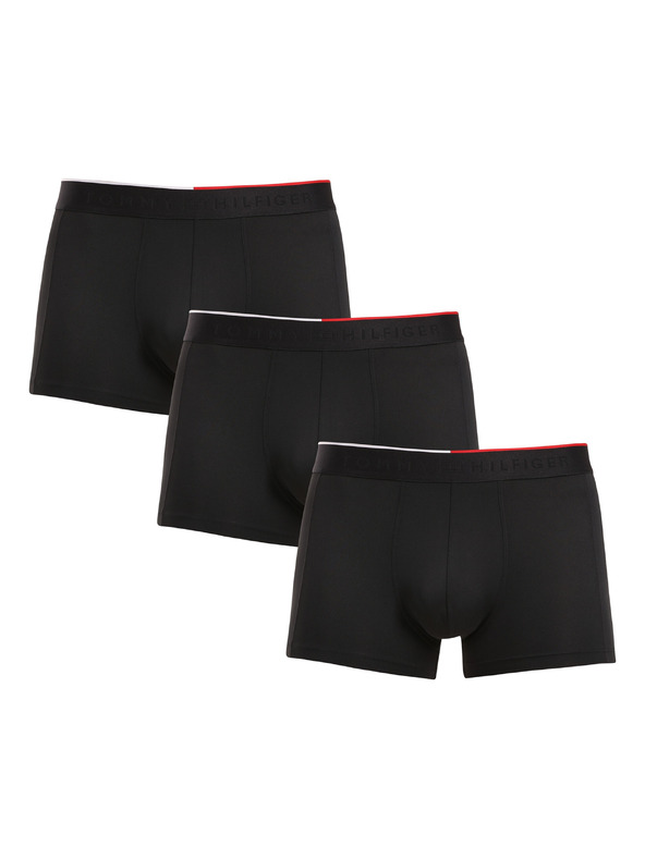 Tommy Hilfiger Hármas szett - Tommy Hilfiger férfi boxeralsó fekete