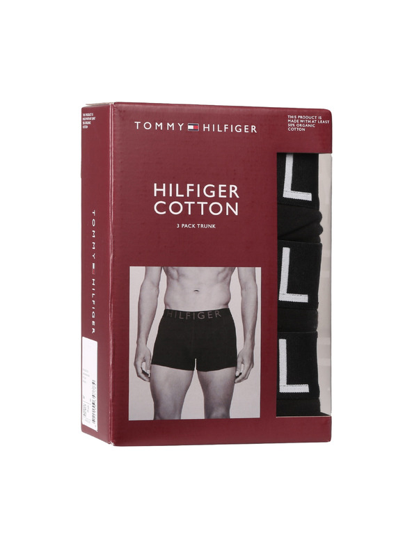 Tommy Hilfiger Hármas szett - Tommy Hilfiger férfi boxeralsó fekete