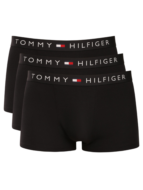 Tommy Hilfiger Hármas szett - Tommy Hilfiger férfi boxeralsó fekete