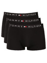 Tommy Hilfiger Hármas szett - Tommy Hilfiger férfi boxeralsó fekete