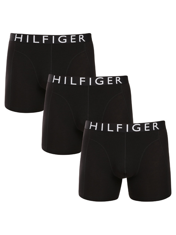 Tommy Hilfiger Hármas szett - Tommy Hilfiger férfi boxeralsó fekete