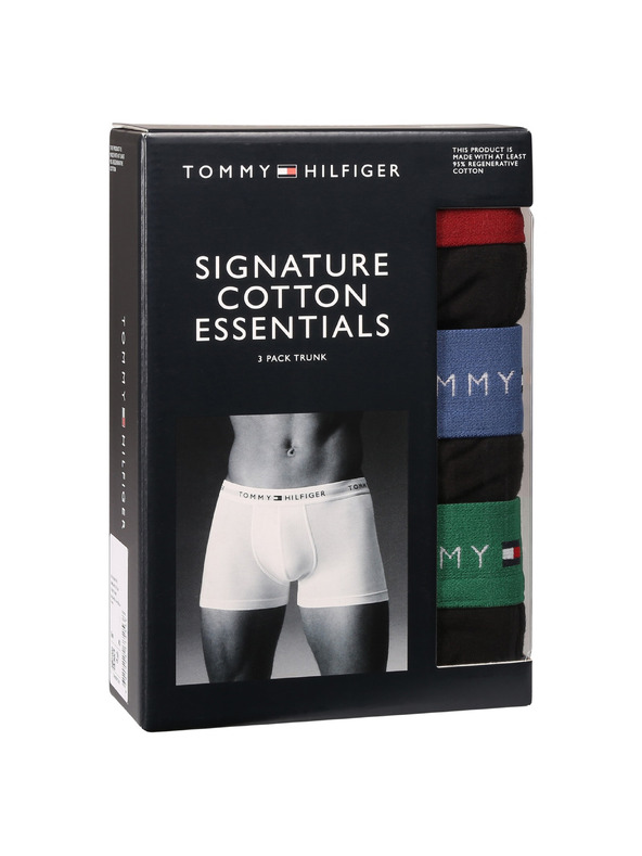 Tommy Hilfiger Hármas szett - Tommy Hilfiger férfi boxeralsó fekete