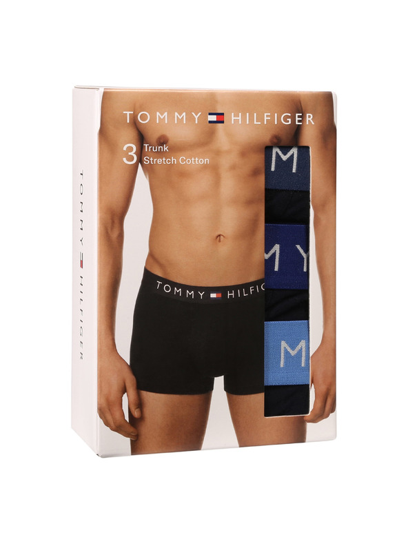Tommy Hilfiger Hármas szett - Tommy Hilfiger férfi boxeralsó fekete