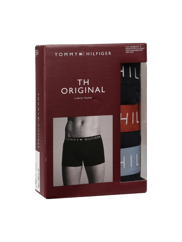 Tommy Hilfiger Hármas szett - Tommy Hilfiger férfi boxeralsó sötétkék
