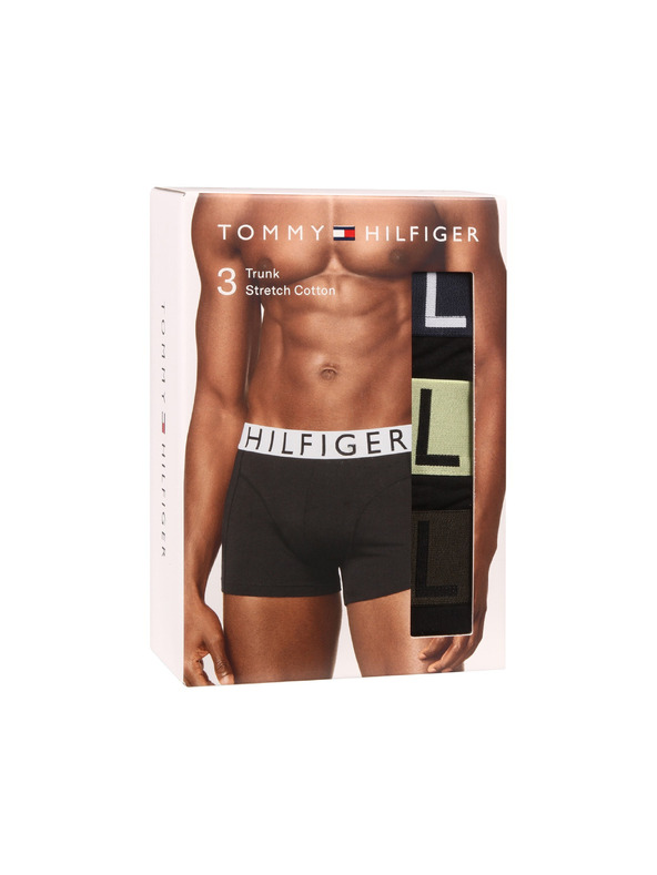Tommy Hilfiger Hármas szett - Tommy Hilfiger férfi boxeralsó fekete
